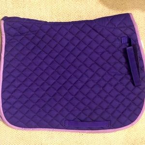 Purple Union Hill Dressage English Saddle Pad